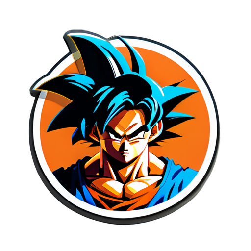 dragon ball goku thật sticker