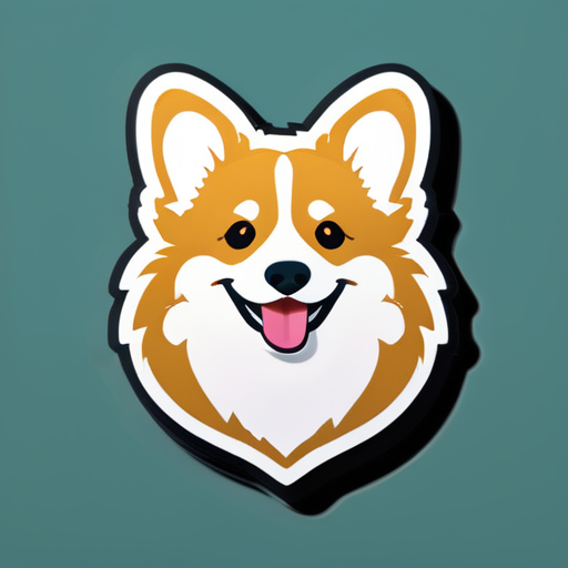 Corgi sticker