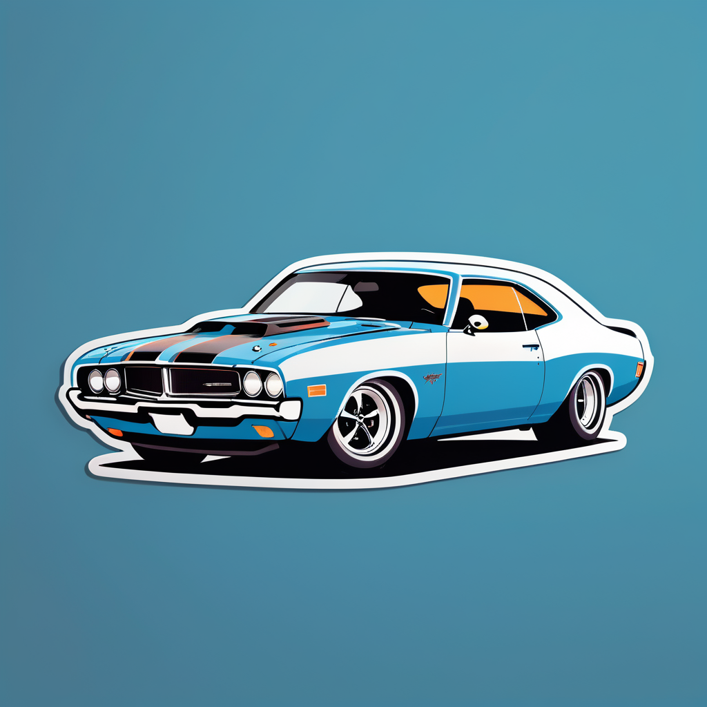 Muscle Car sticker