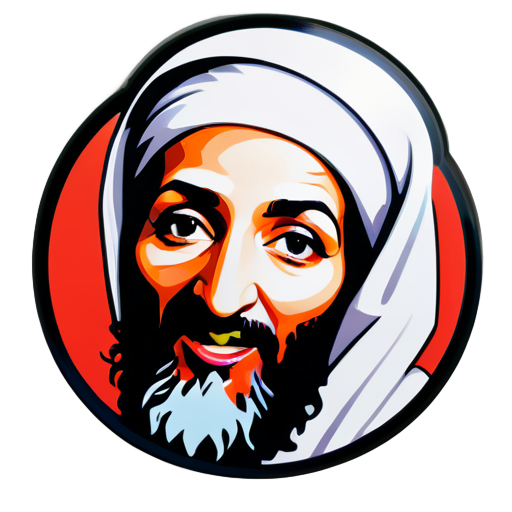 Osama bin Laden nữ sticker