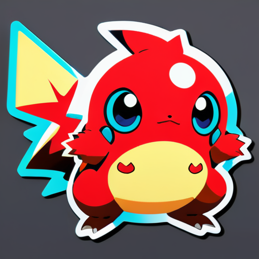 mignon pokemon sticker