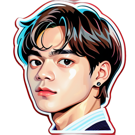 Generate BTs V sticker