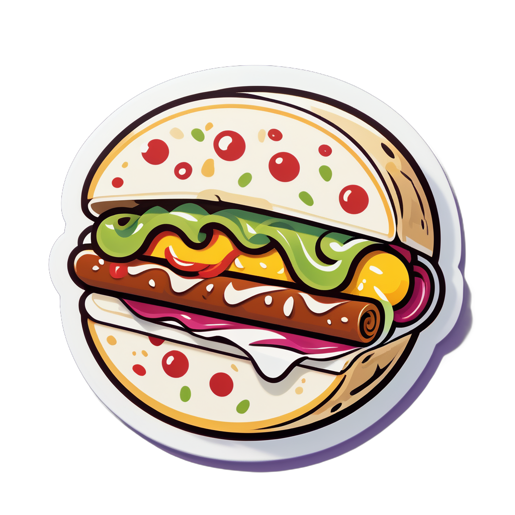 Fresh Burrito sticker