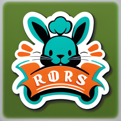 SCHRIFTZUG: OLD RABBITS sticker