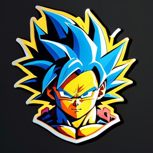 Super Saiyan sticker