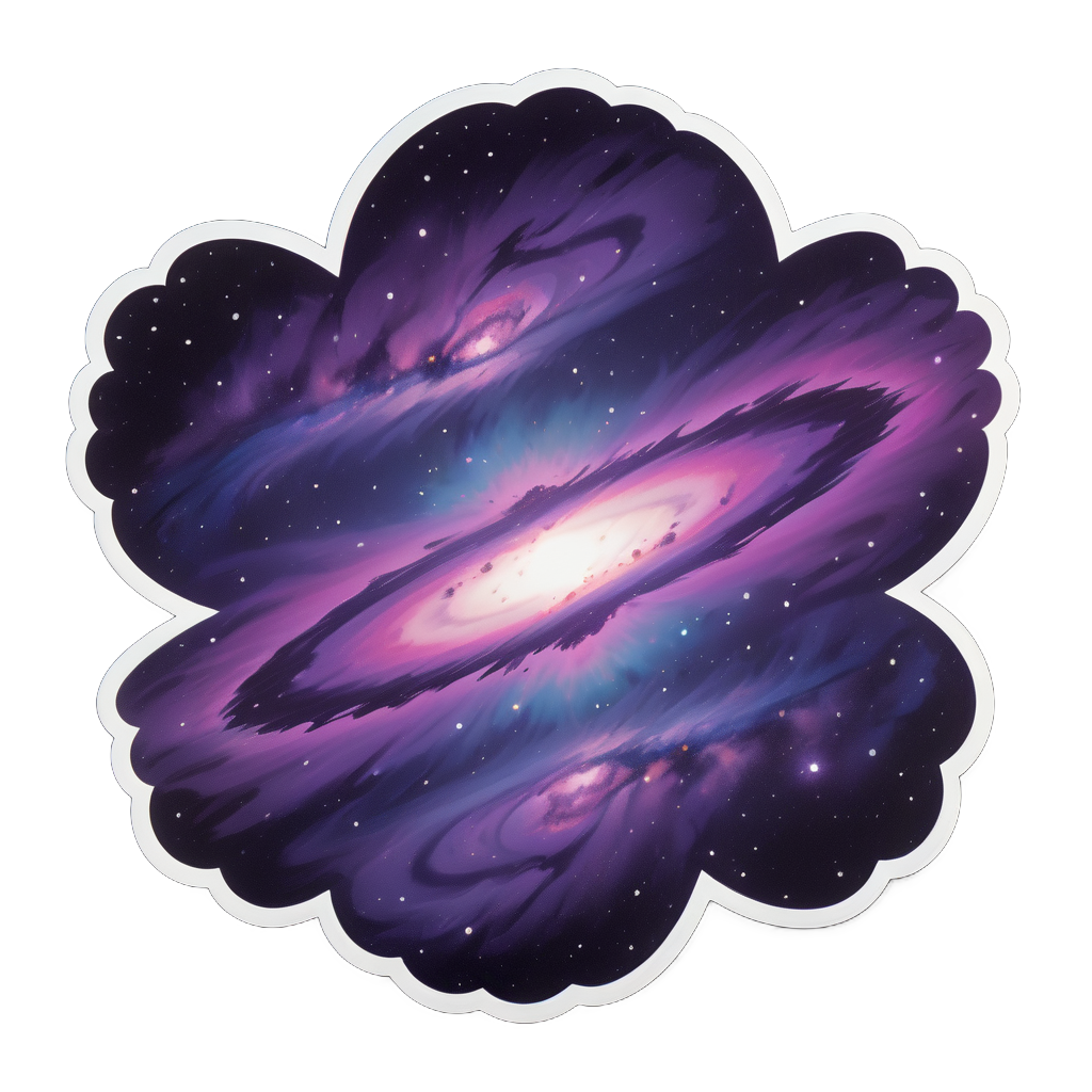 Nocturnal Nemesia Nebula sticker