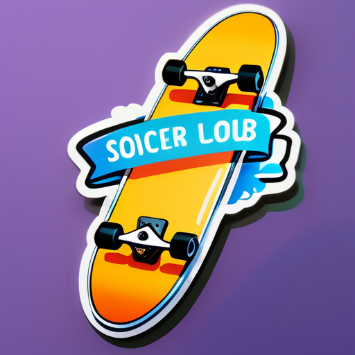 long board sticker