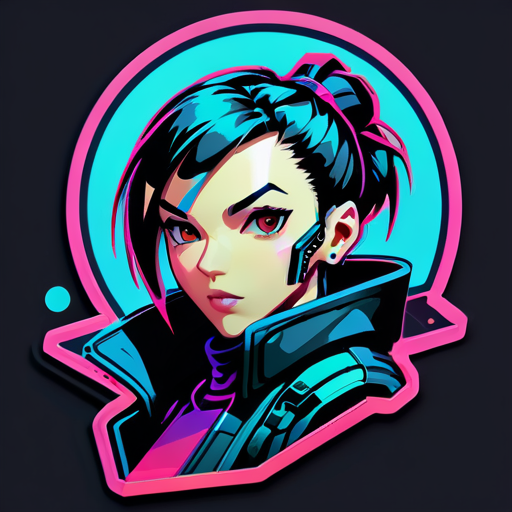 cyberpunk sticker