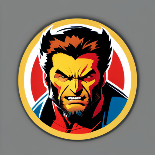 Wolverine marvel Comunista sticker