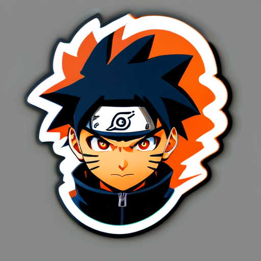 generar una pegatina de Naruto sticker