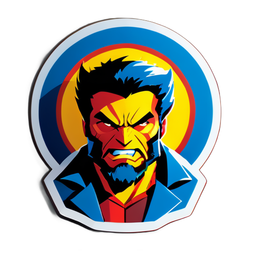 Marxist Wolverine Marvel Charakter sticker