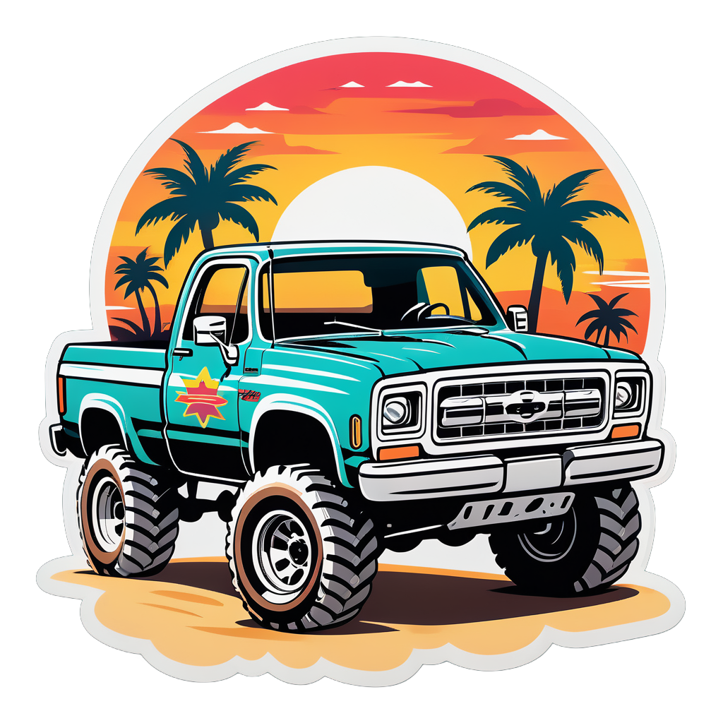 Baja Truck sticker