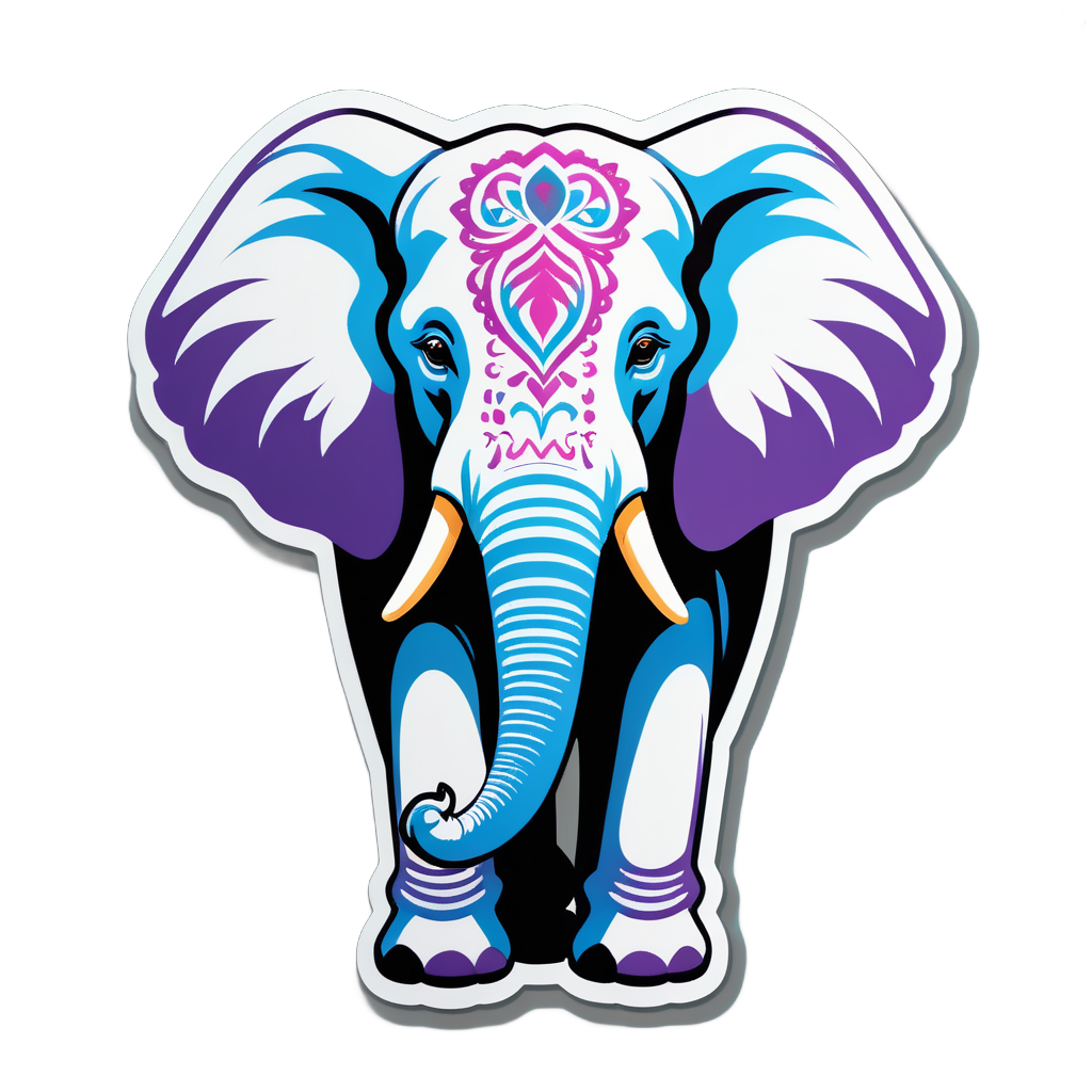 Elefante Majestoso sticker