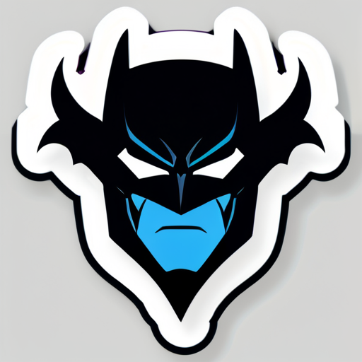 gerar um adesivo do batman do ano 2040 sticker