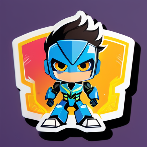 create transformer sticker, My son he 6 years old,  loves this cartoon. sticker