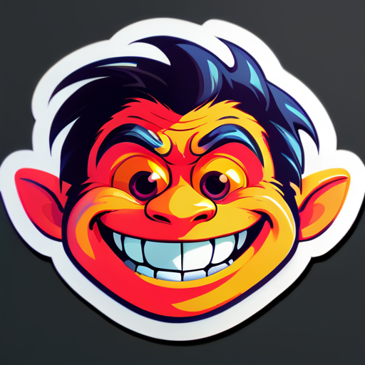 troll face hd sticker