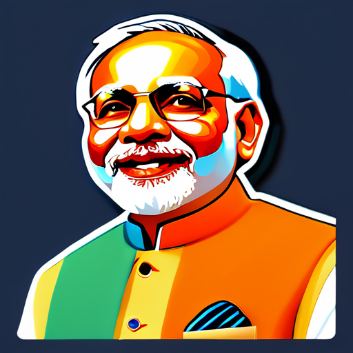 narendra modi sticker