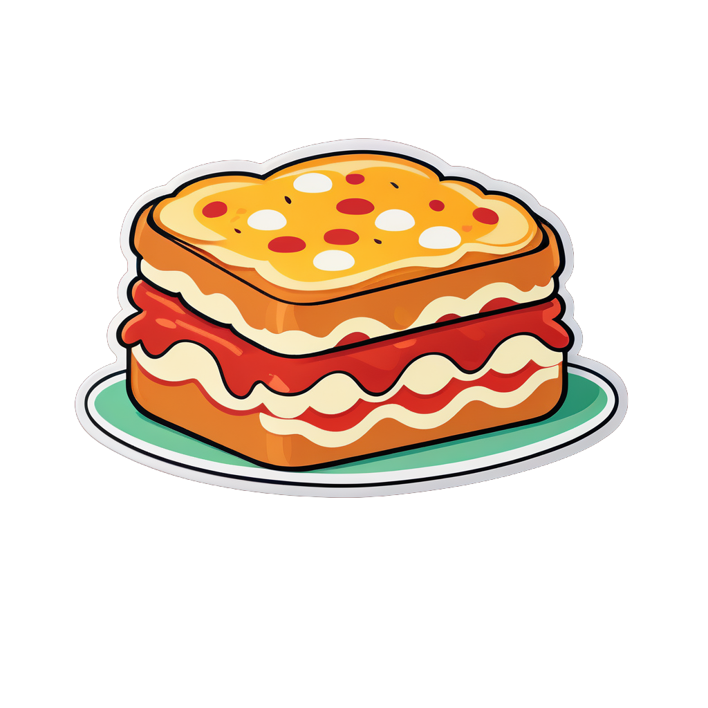 cute Lasagna sticker