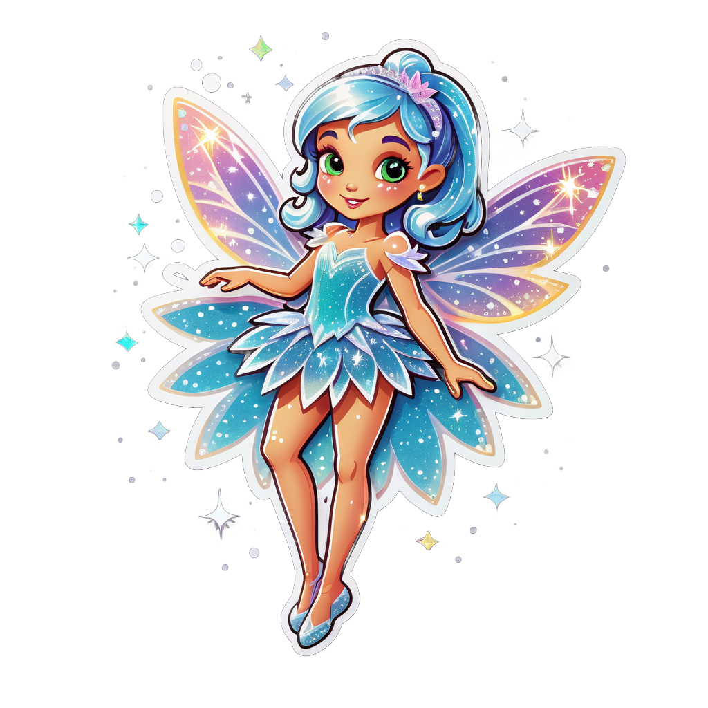 Sparkly Diamond Fairy sticker