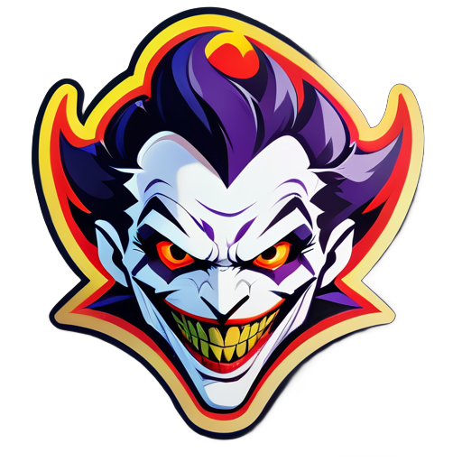 logo trò chơi Free Fire giống như Joker sticker