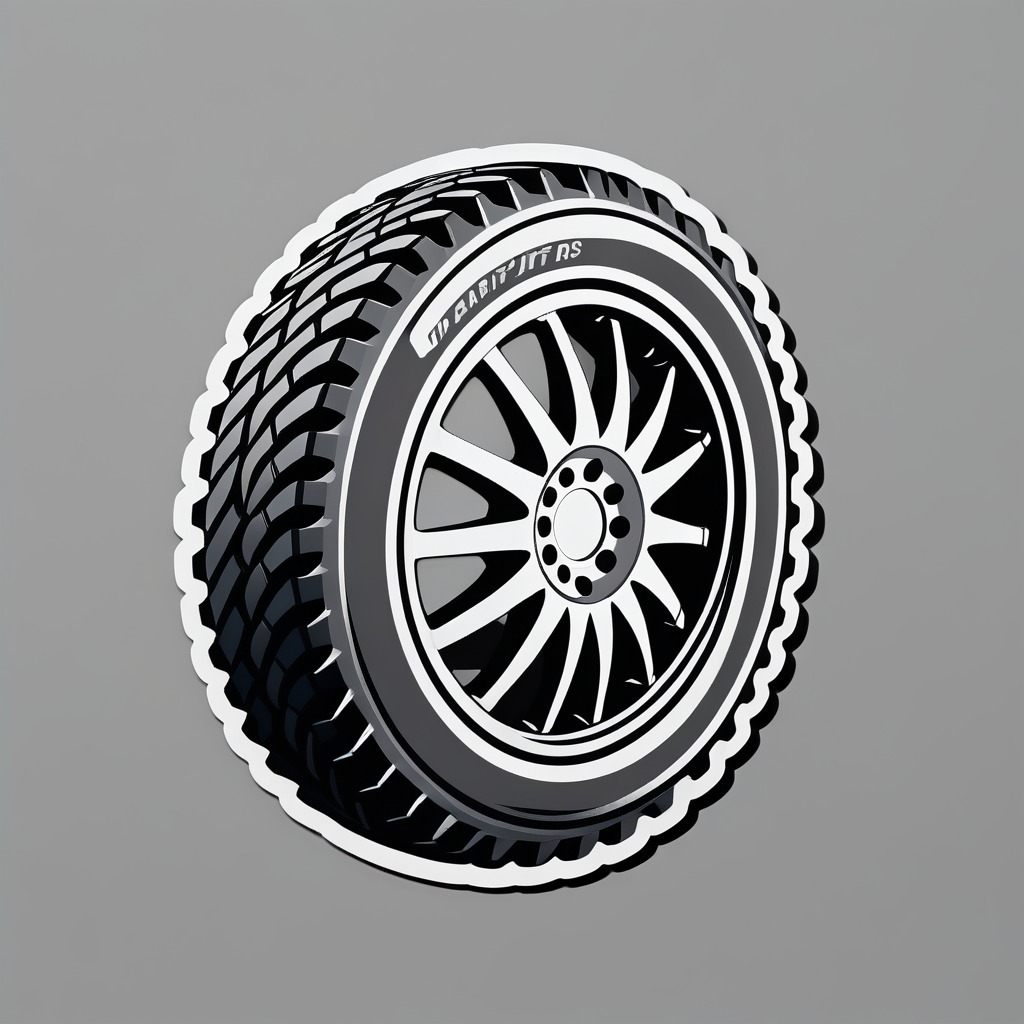 Tire Treads sticker