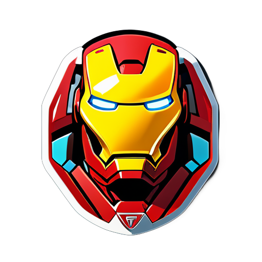 ironman technologie avancée sticker