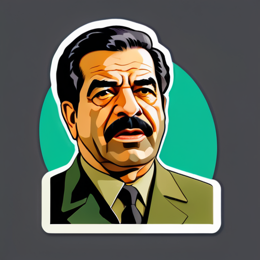 Saddam nói về Iraq sticker