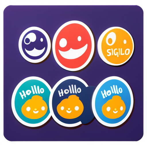 hello world sticker