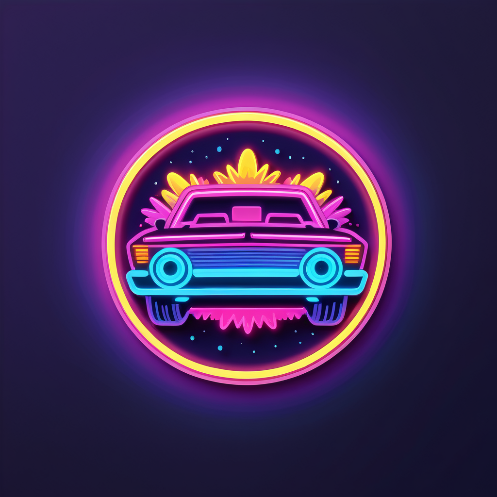 Sinal de Neon Vivo sticker