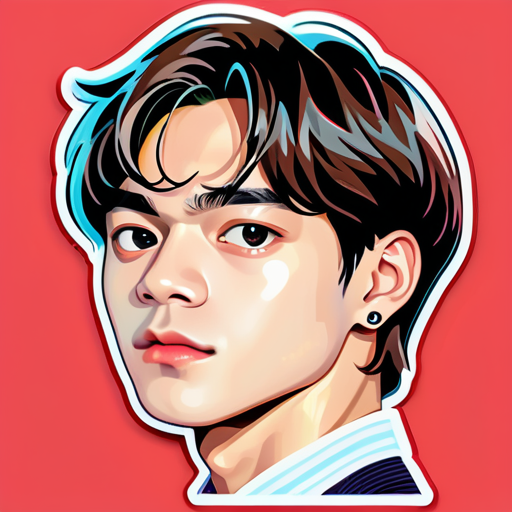 Generate BTs V sticker