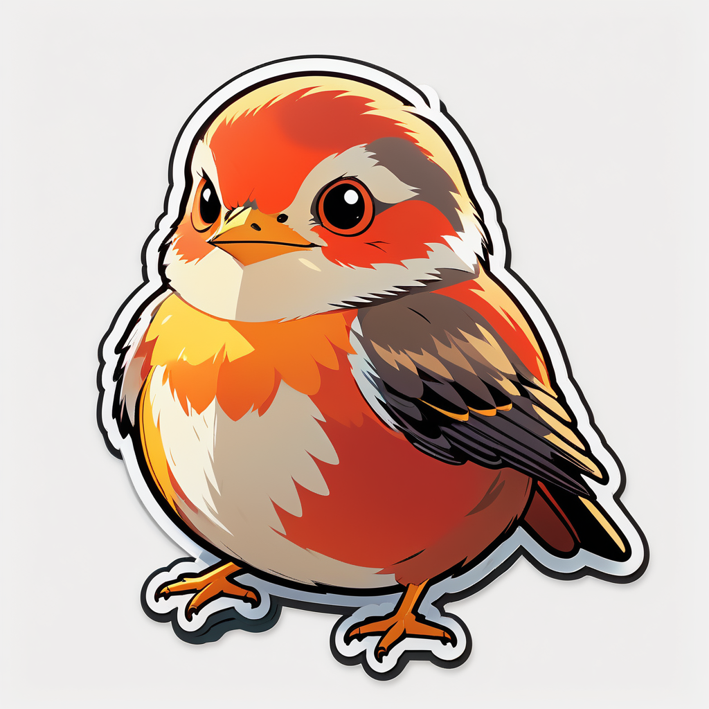 Radiant Robin Meme sticker