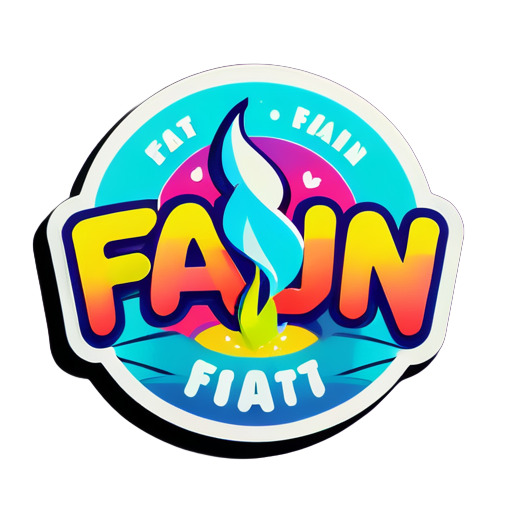 LOGO FAJN PARTY LIVE sticker