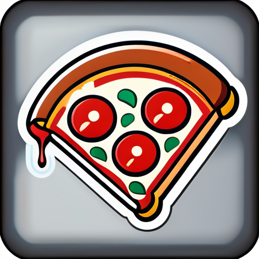 Leckere Pizza sticker