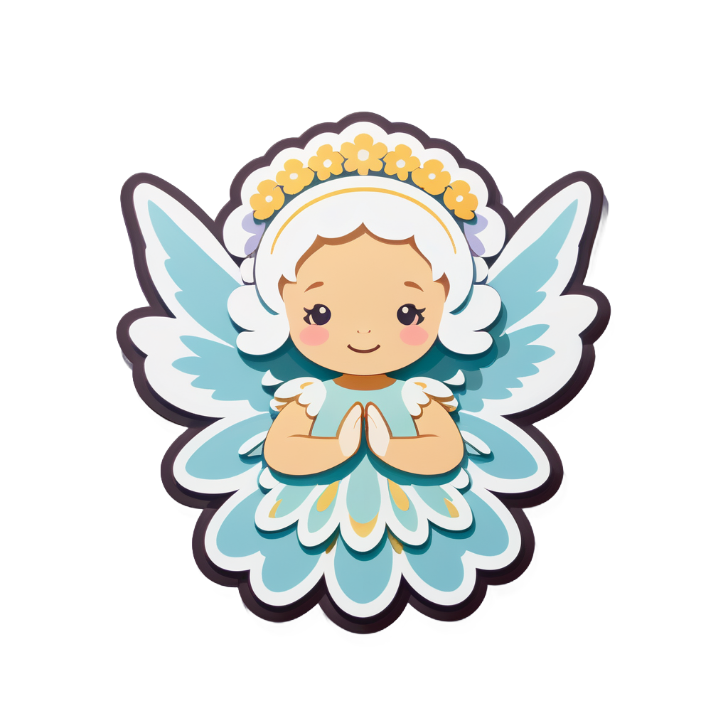 Anjo Gentil das Flores sticker