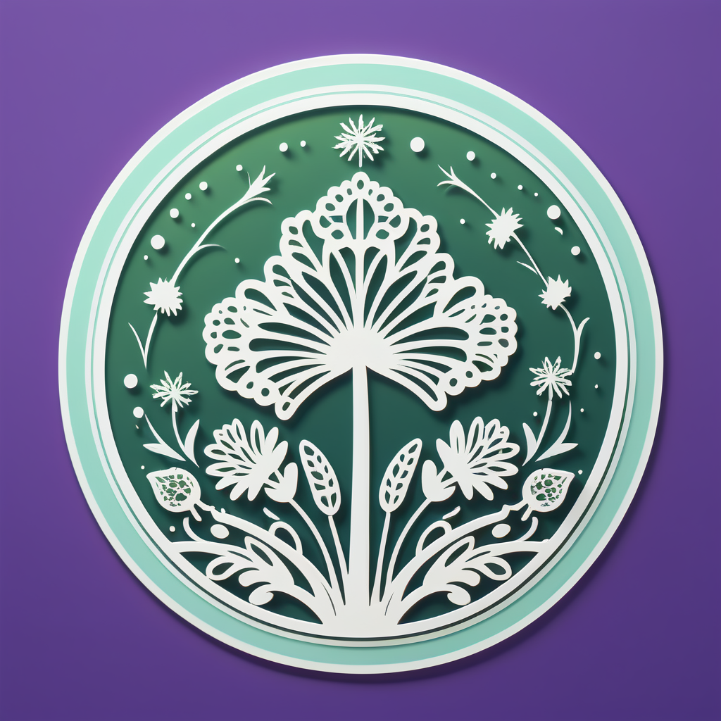 Quixotic Queen's Lace Quest sticker