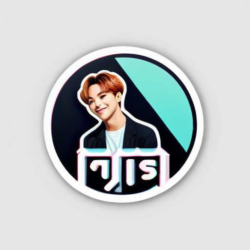 ein Aufkleber von BTS sticker