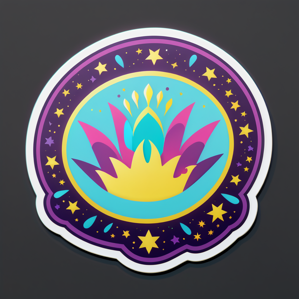 Beaming Baku sticker