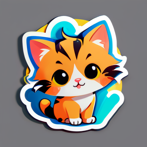 可愛的小貓 sticker