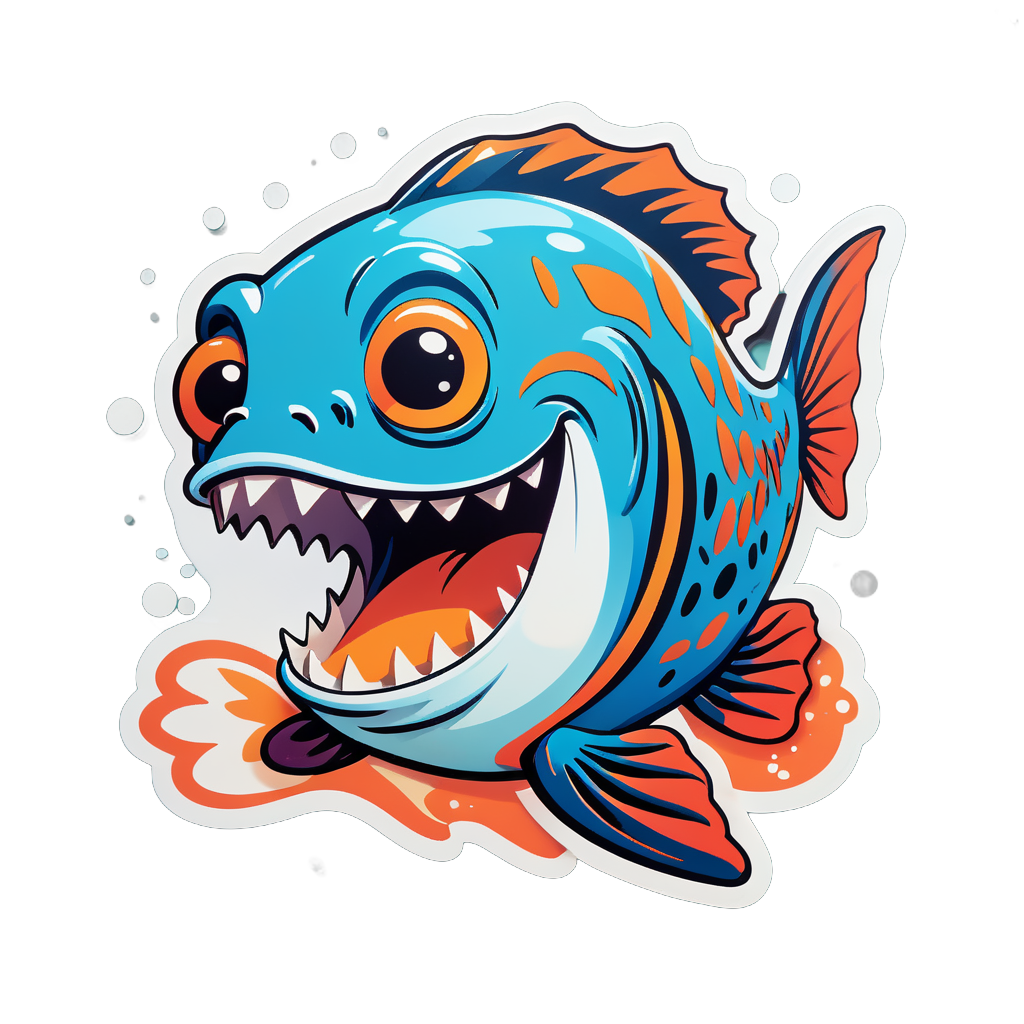 Happy Fish sticker