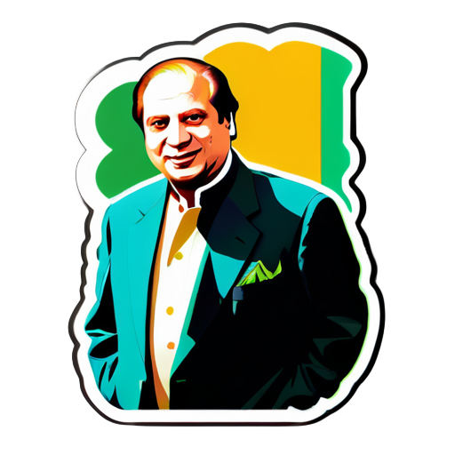 sticker của Nawaz Sharif sticker