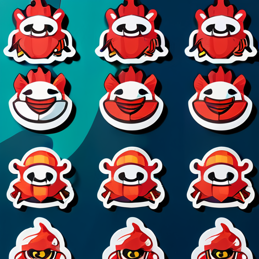 Get ready to crack up with laughter! These Kamchatka crab stickers will have you giggling non-stop. sticker