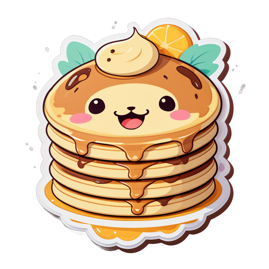 Bánh Pancake dễ thương sticker