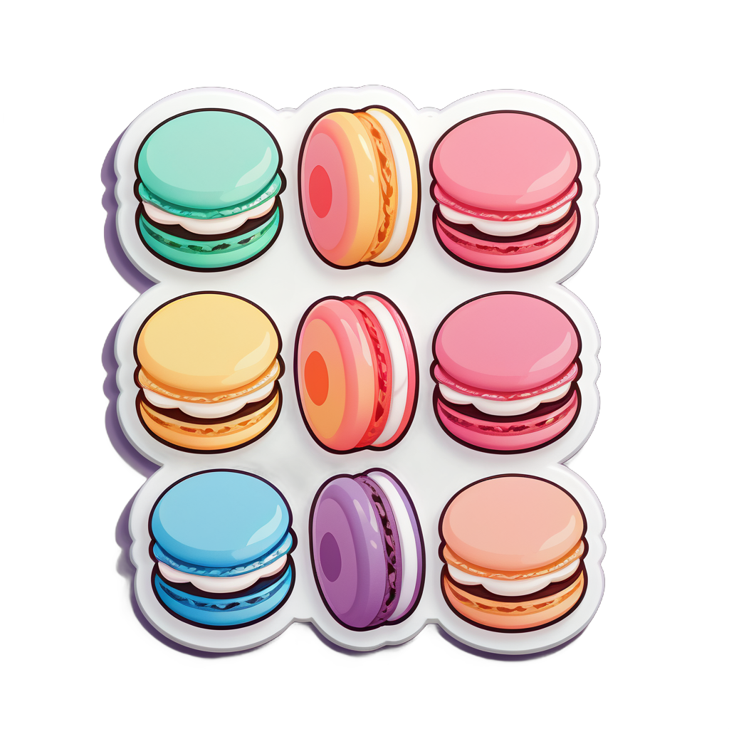 Soft Macaron Palette sticker