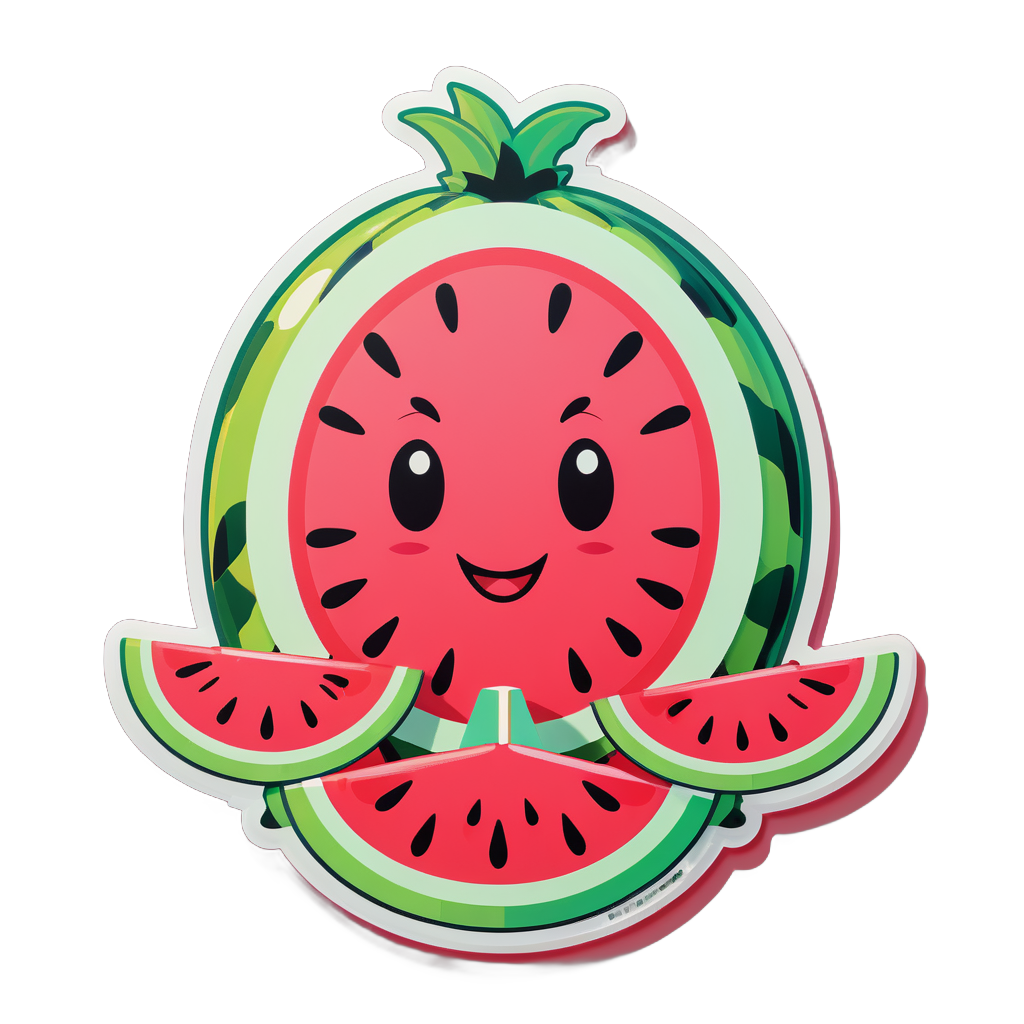 Jolly Watermelon sticker