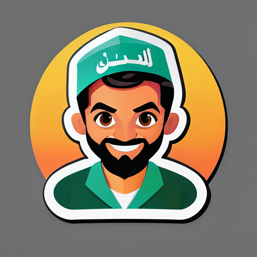 Ich bin Hamza sticker