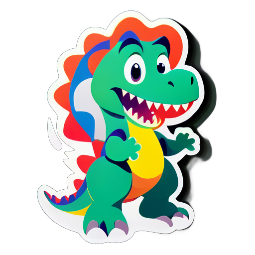 Danny Dinosaur sticker