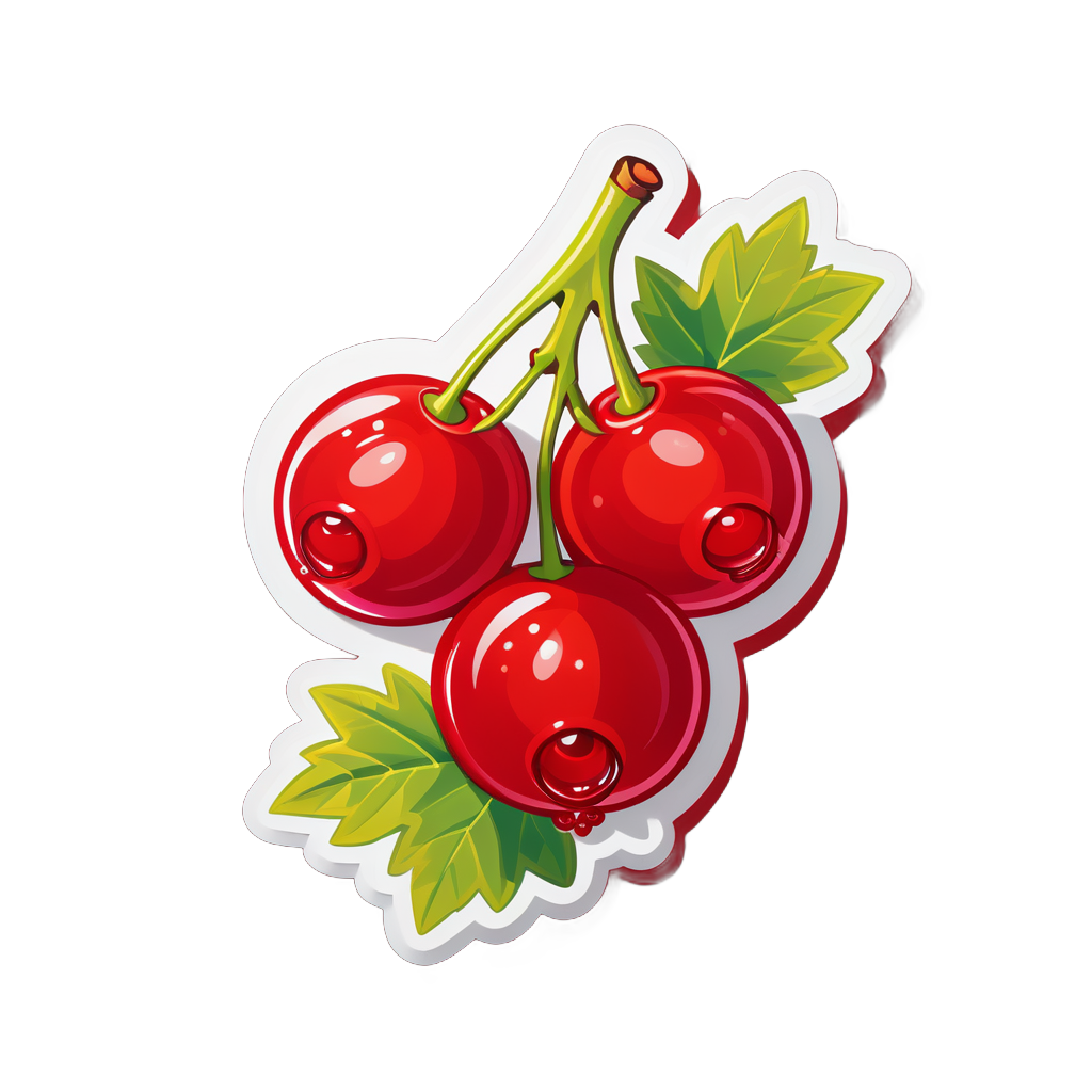 Radiant Red Currant sticker