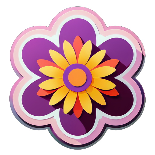 flower
 sticker