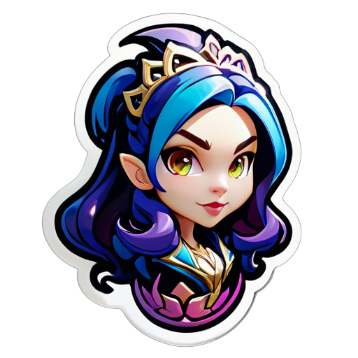 seraphine, league of legend sticker