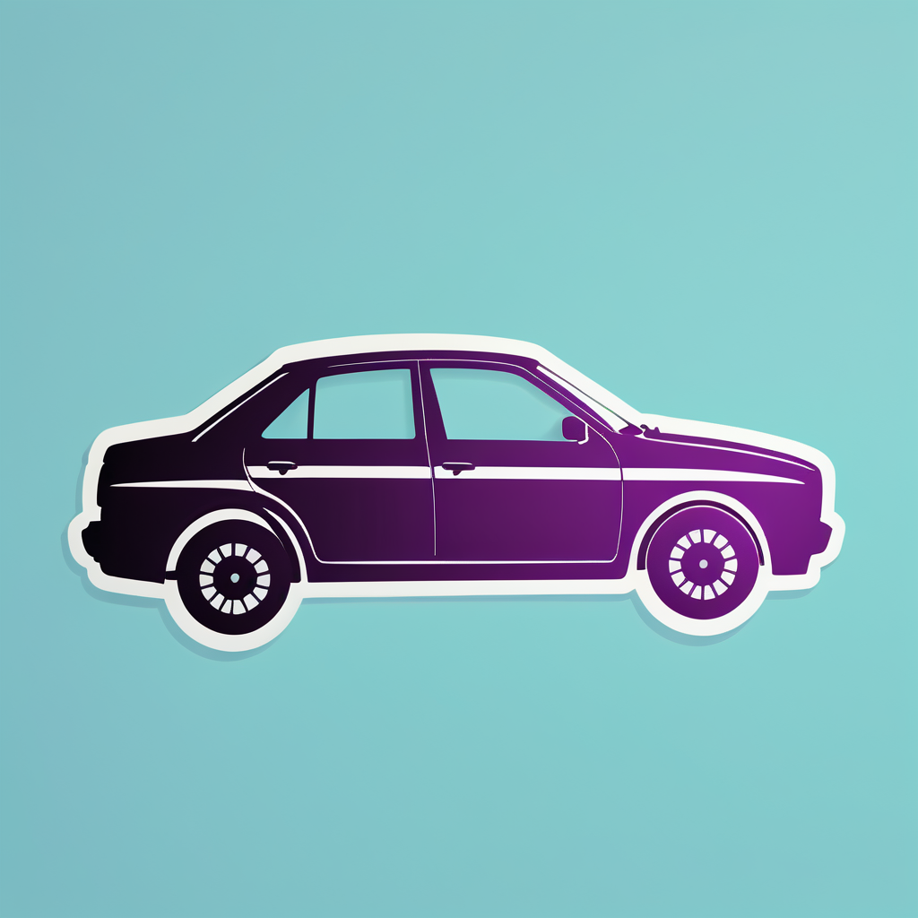 Car Silhouette sticker